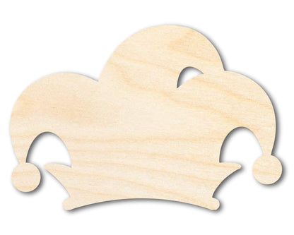 Unfinished Wood Jester Hat Silhouette | Mardi Gras | DIY Craft Cutout | up to 46" DIY