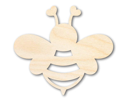 Unfinished Heart Bee Shape | DIY Craft Cutout | up to 46" DIY
