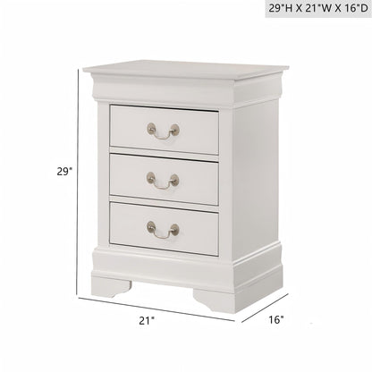 Louis Phillipe - Nightstand - Wood