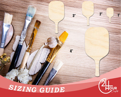 Unfinished Pickleball Paddle Shape | DIY Craft Cutout | up to 46" DIY