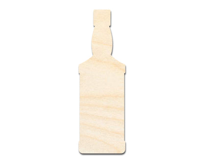 Unfinished Whisky Bottle Shape | DIY Craft Cutout | up to 46" DIY