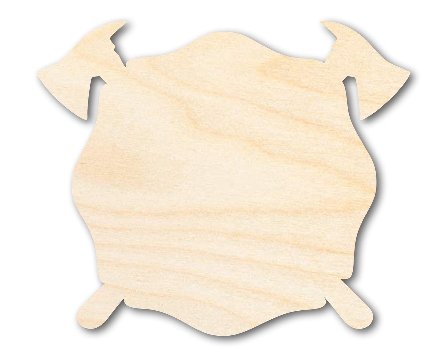 Unfinished Firefighter Symbol Shape | DIY Craft Cutout | up to 46" DIY