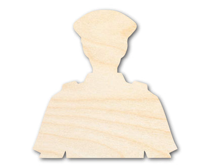 Unfinished Police Officer Shape | DIY Craft Cutout | up to 46" DIY
