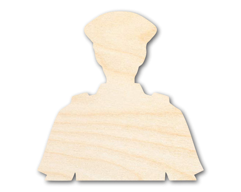 Unfinished Police Officer Shape | DIY Craft Cutout | up to 46" DIY