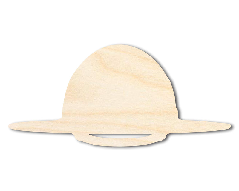 Unfinished State Trooper Hat Shape | DIY Craft Cutout | up to 46" DIY