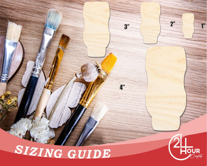 Unfinished Relish Bottle Shape | DIY Craft Cutout | up to 46" DIY