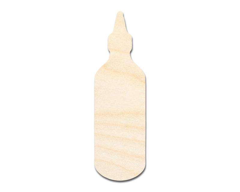 Unfinished Sriracha Bottle Shape | DIY Craft Cutout | up to 46" DIY