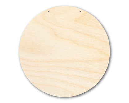 Unfinished Circle Door Hanger | DIY Craft Cutout | Door Hanger | up to 46" DIY