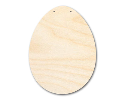 Unfinished Egg Door Hanger | DIY Craft Cutout | Door Hanger | up to 46" DIY
