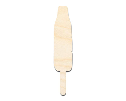 Unfinished Wood Patriotic Popsicle Shape | DIY Craft Cutout | up to 46" DIY