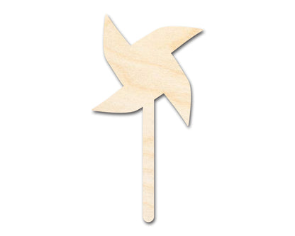 Unfinished Wood Pinwheel Shape | DIY Craft Cutout | up to 46" DIY