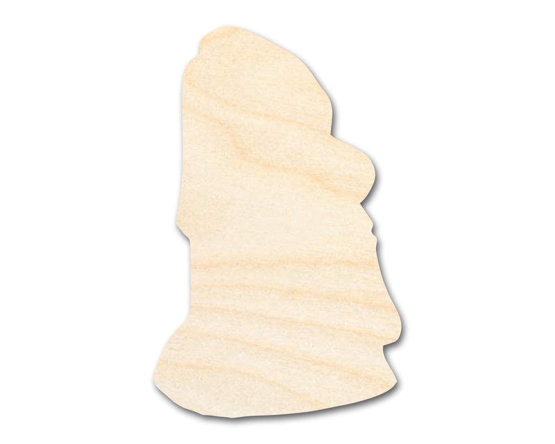 Unfinished Wood Easter Island Statue Shape | DIY Craft Cutout | up to 46" DIY