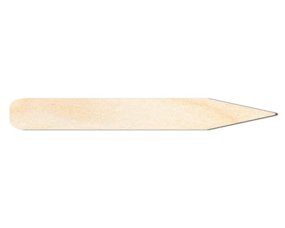 Unfinished Wood Thin Pencil Shape | DIY Craft Cutout | up to 46" DIY