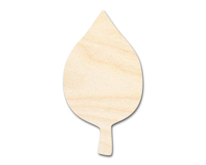 Unfinished Wood Simple Fall Leaf Shape | DIY Craft Cutout | up to 46" DIY