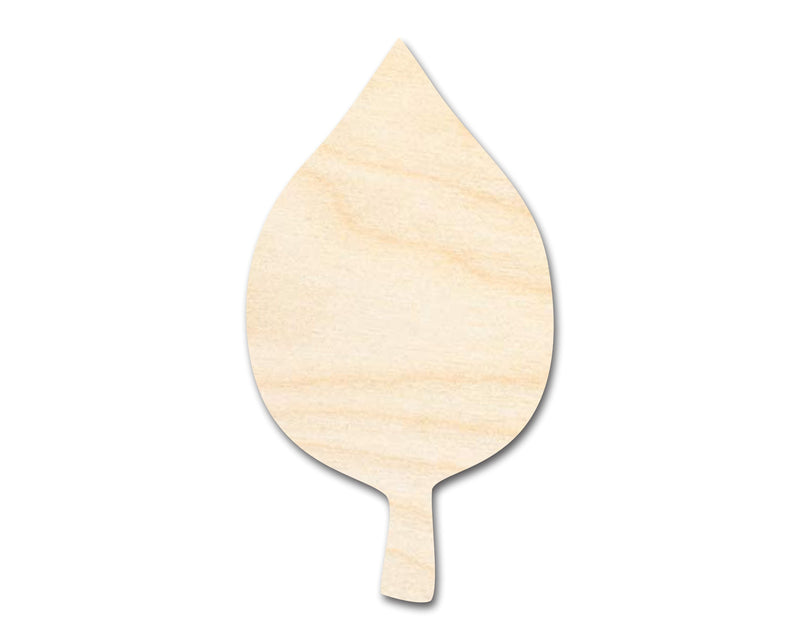 Unfinished Wood Simple Fall Leaf Shape | DIY Craft Cutout | up to 46" DIY