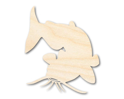 Unfinished Wood Catfish Shape | DIY Craft Cutout | up to 46" DIY
