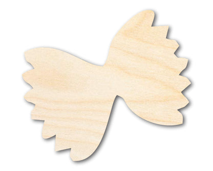 Unfinished Wood Farfalle Pasta| DIY Craft Cutout | up to 46" DIY