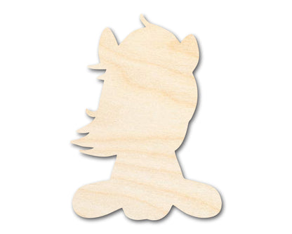 Unfinished Wood Cartoon Horse Shape | DIY Craft Cutout | up to 46" DIY