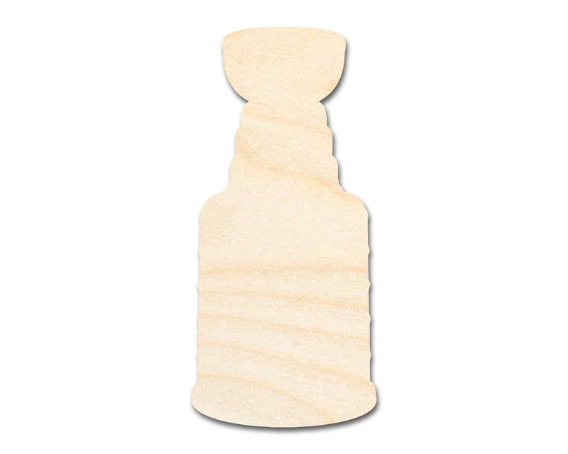 Unfinished Wood Hockey Trophy Shape | DIY Craft Cutout | up to 46" DIY
