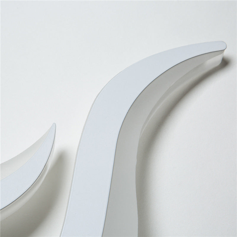 DecorBites™ Flame Shaped LED Wall Mounted Light - Decorative Acrylic Sconce for Corridors (White)