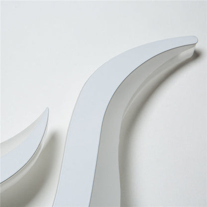 DecorBites™ Flame Shaped LED Wall Mounted Light - Decorative Acrylic Sconce for Corridors (White)
