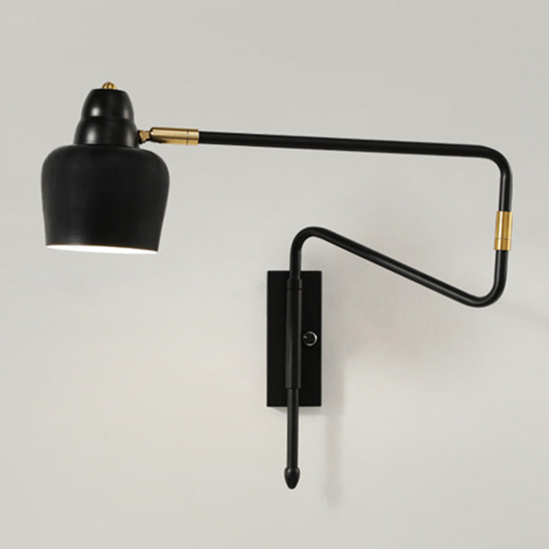 DecorBites™ Modern Wall Mounted Reading Lamp: Retractable Arm, Nordic Style