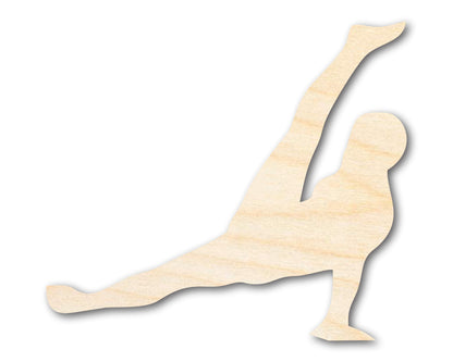 Unfinished Wood Gymnast Windmill Shape | DIY Craft Cutout | up to 46" DIY