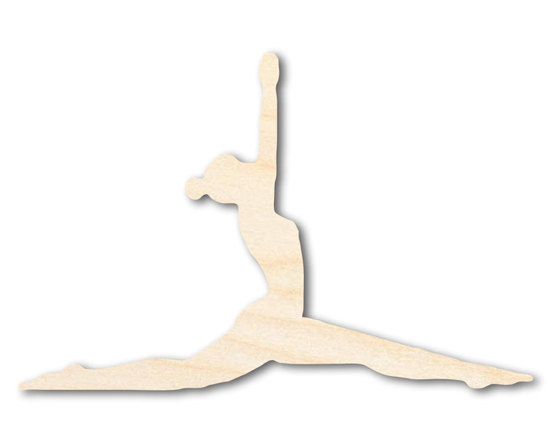 Unfinished Wood Yoga Monkey Pose Shape | DIY Craft Cutout | up to 46" DIY