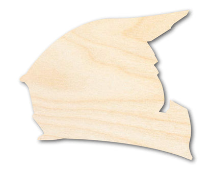 Unfinished Wood Motorcycle Helmet Shape | DIY Craft Cutout | up to 46" DIY