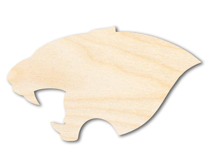 Unfinished Wood Panther Mascot Shape | DIY Craft Cutout | up to 46" DIY