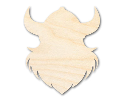 Unfinished Wood Viking Mascot Shape | DIY Craft Cutout | up to 46" DIY