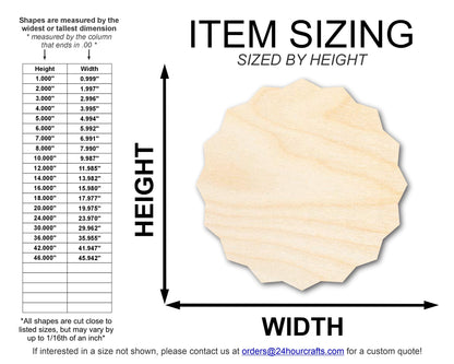 Unfinished Wood Banner Shape | DIY Craft Cutout | up to 46" DIY