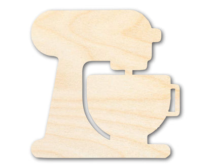 Unfinished Wood Mixer with Bowl Shape | DIY Craft Cutout | up to 46" DIY
