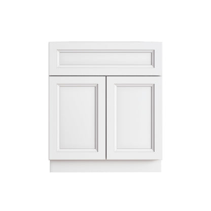 Classic White 24" Bathroom Vanity Sink Base