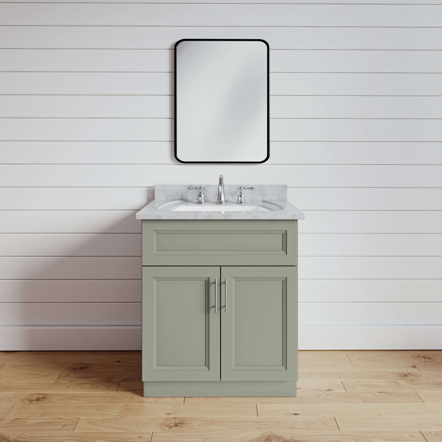 Sage Green 24" Bathroom Vanity Sink Base