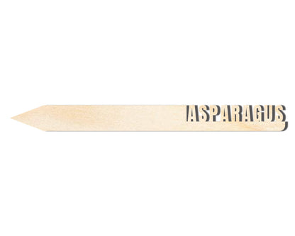 Unfinished Wood Asparagus Garden Stake | DIY Craft Cutout | up to 24" DIY