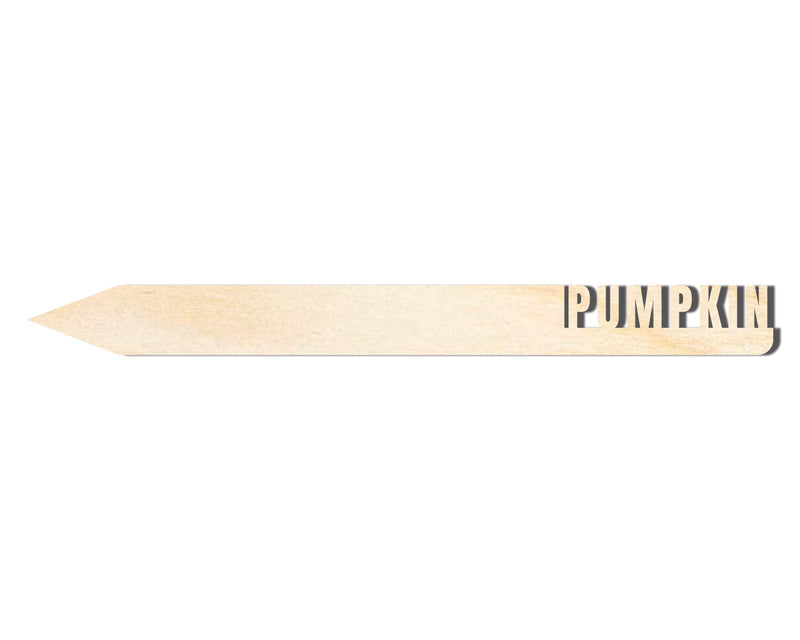 Unfinished Wood Pumpkin Garden Stake | DIY Craft Cutout | up to 24" DIY