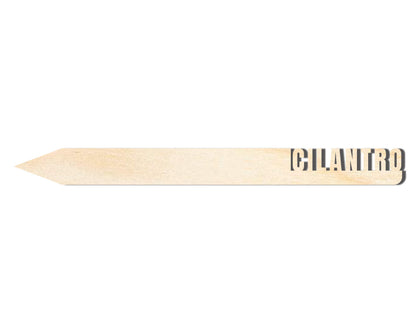 Unfinished Wood Cilantro Garden Stake | DIY Craft Cutout | up to 24" DIY