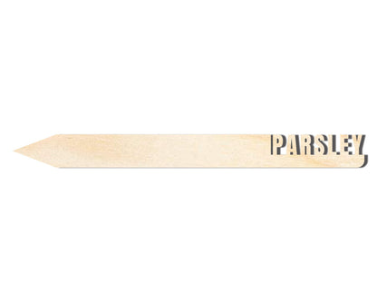 Unfinished Wood Parsley Garden Stake | DIY Craft Cutout | up to 24" DIY