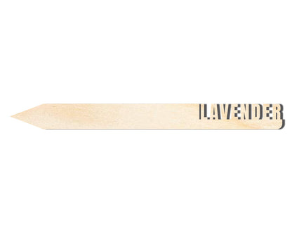 Unfinished Wood Lavender Garden Stake | DIY Craft Cutout | up to 24" DIY