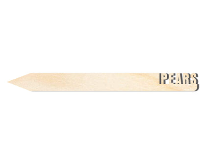 Unfinished Wood Pears Garden Stake | DIY Craft Cutout | up to 24" DIY