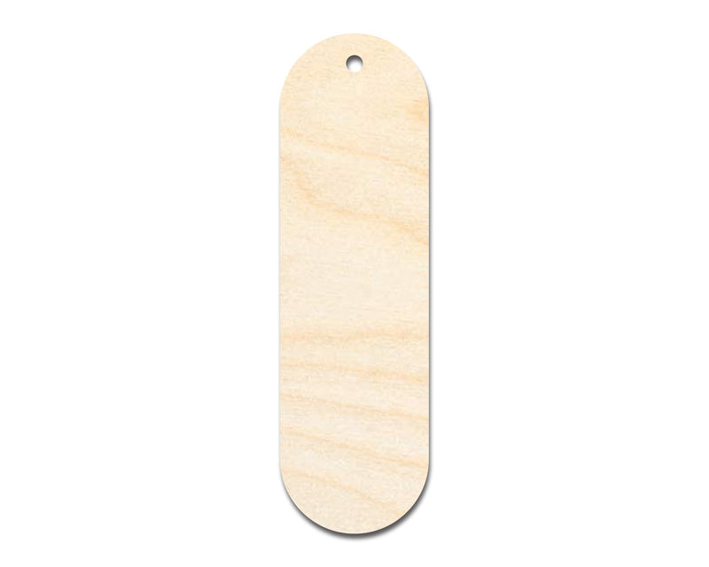 Unfinished Wood Oval Bookmark Shape | DIY Craft Cutout | up to 12" DIY