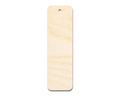 Unfinished Wood Round Edge Bookmark Shape | DIY Craft Cutout | up to 12" DIY