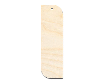 Unfinished Wood Wavy Bookmark Shape | DIY Craft Cutout | up to 12" DIY