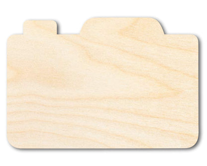 Unfinished Wood Camera Shape | DIY Craft Cutout | up to 46" DIY