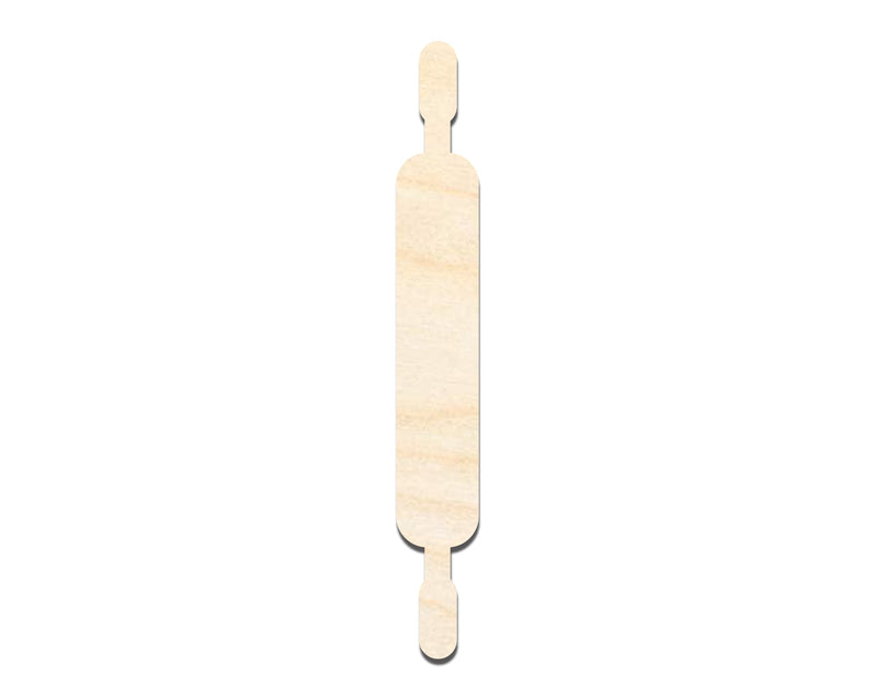 Unfinished Wood Rolling Pin Shape | DIY Craft Cutout | up to 46" DIY