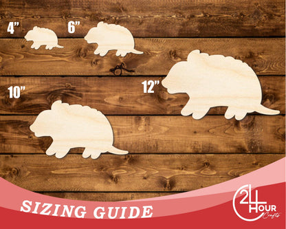 Unfinished Wood Armadillo Shape | DIY Craft Cutout | up to 46" DIY