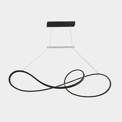 DecorBites™ LED Strip Island Pendant Light - Minimalist Metal Dining Room Lighting Fixture