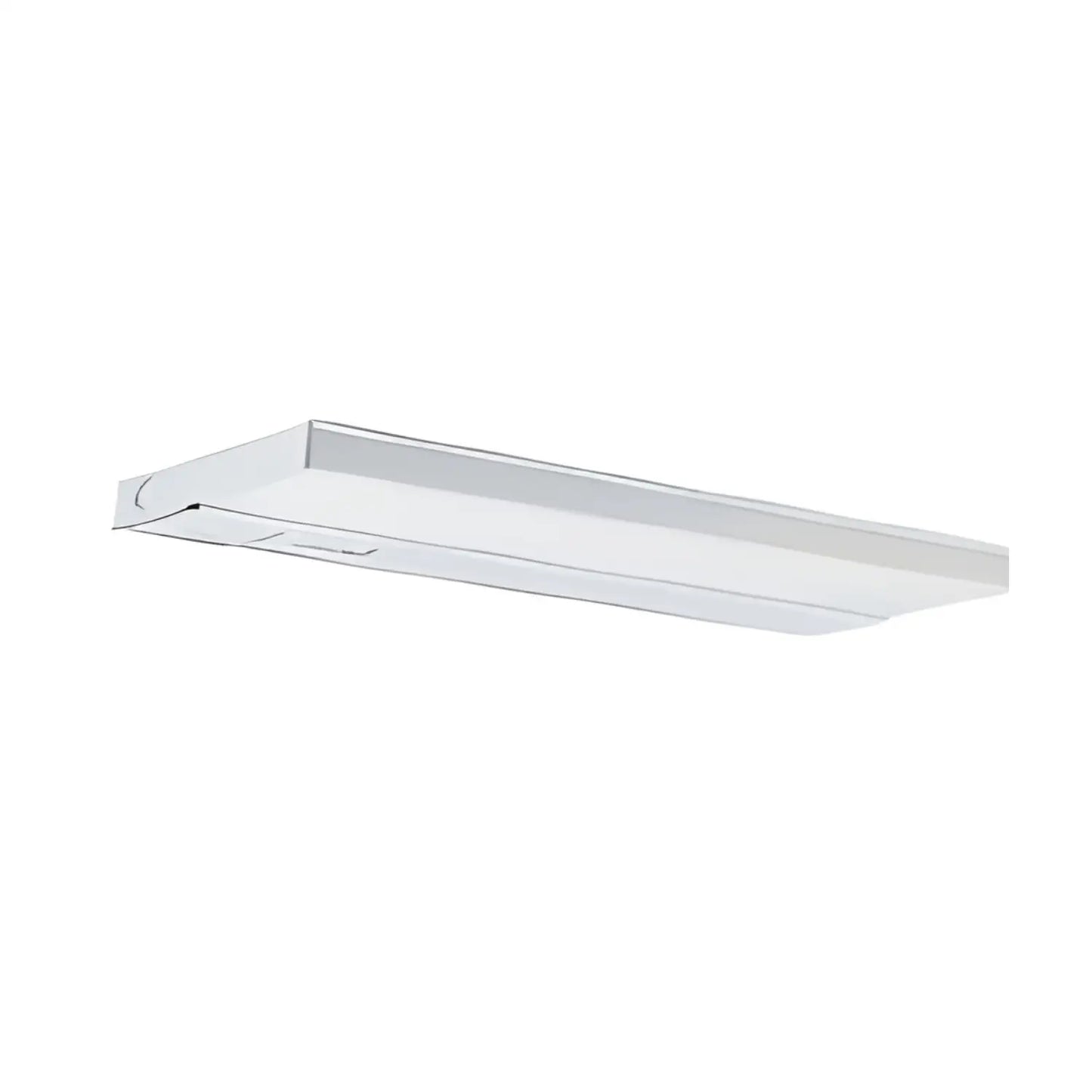 42" Metal Fluorescent Light Bulbs Fixture for Workspaces, Dual Bulbs 26W 120V 4100K