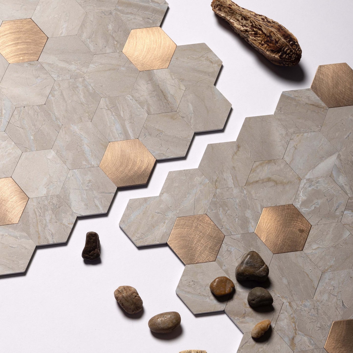 Hexagon Stick Wall Tiles
